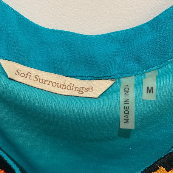 Soft surroundings, made in India tunic - Picture 5 of 9